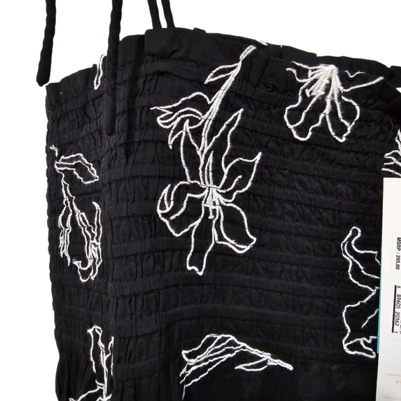 Tanya Taylor Leona Smocked Floral Midi-Dress NWT - Picture 5 of 12